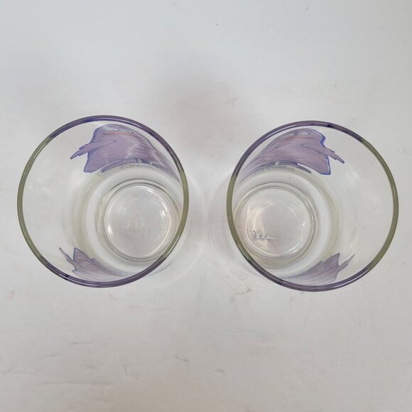 VTG McDonalds Grimace Collector Series 1977 Glass Tumbler Set Of 2 - Picture 3 of 6